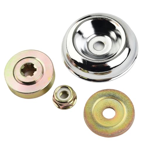 Bürstenmäher Schneidezahnrad, 4er Pack Universal Rasenmäher Getriebekopf Trimmer Metallbürste Zubehör for Freischneider von ZBORAVPIX