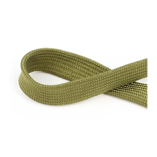 Cable Tidy Sleeve Protector Wire, Erweiterbare Kabelhülle aus geflochtenem Nylon, mehrfarbig, mehrere Größen(Army Green,FLATTEN WIDTH 8MM-1METER) von ZBORAVPIX