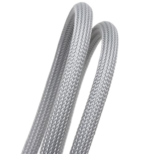 Cable Tidy Sleeve Protector Wire, Erweiterbare geflochtene Kabelhülle 2-35 mm Mehrfarbig 1 Meter(Grey,35mm) von ZBORAVPIX