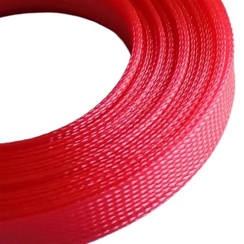 Cable Tidy Sleeve Protector Wire, Erweiterbare geflochtene Kabelhülle 2-35 mm Mehrfarbig 1 Meter(Pink,14mm) von ZBORAVPIX