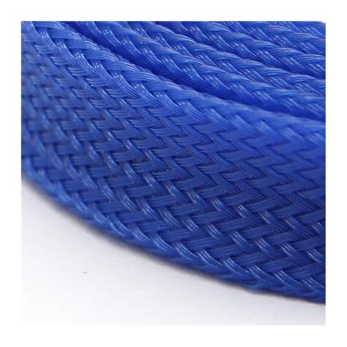 Cable Tidy Sleeve Protector Wire, Erweiterbarer, hochdichter Geflechtschlauch aus PET, mehrfarbig, 2–40 mm, 2 m(Blue,25MM-2 METERS) von ZBORAVPIX