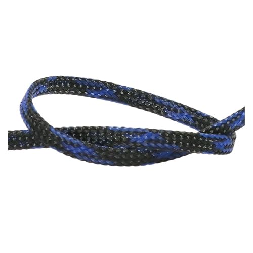 Cable Tidy Sleeve Protector Wire, Geflochtene PET-Kabelhülle, Schwarz und Blau, 2–30 mm(20MM-1METER) von ZBORAVPIX
