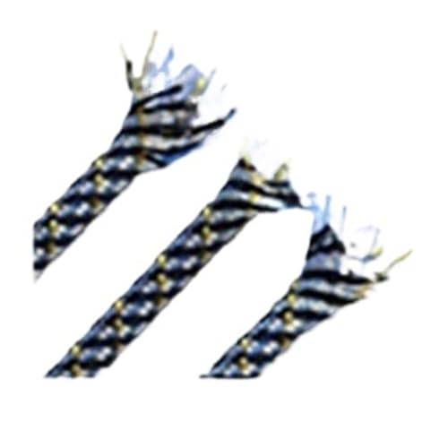 Cable Tidy Sleeve Protector Wire, Isolierte geflochtene, erweiterbare Kabelhülle, PP-Baumwolle, PET-Garn, mehrfarbig, mehrere Größen(Black Yellow White,8MM-1METER) von ZBORAVPIX