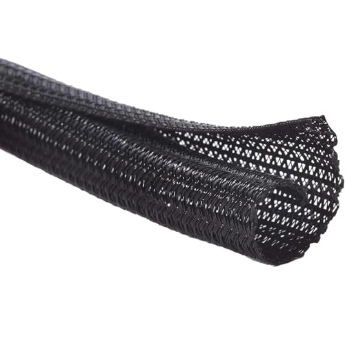 Cable Tidy Sleeve Protector Wire, Kabel-Spalthülse, Schwarz, 13 mm, mehrere Größen(13MM-1M) von ZBORAVPIX