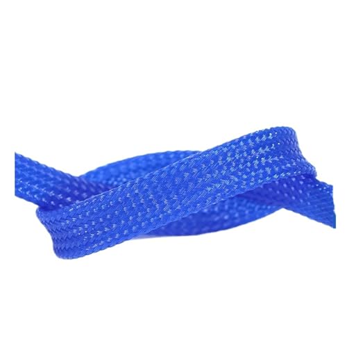 Cable Tidy Sleeve Protector Wire, PET-Geflechtschlauch Blau 2-60mm(2MM-1METER) von ZBORAVPIX
