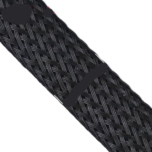 Cable Tidy Sleeve Protector Wire, PET-Nylon-Kabelschlauch Schwarz 10 Meter 2-35mm(Width-20mm) von ZBORAVPIX
