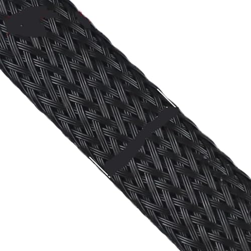 Cable Tidy Sleeve Protector Wire, PET-Nylon-Kabelschlauch Schwarz 10 Meter 2-35mm(Width-2mm) von ZBORAVPIX