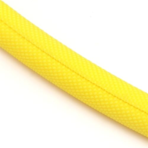 Cable Tidy Sleeve Protector Wire, Selbstschließende geflochtene Kabelmanagementhülle, mehrfarbig, mehrere Größen(Yellow,19MM-1 METER) von ZBORAVPIX