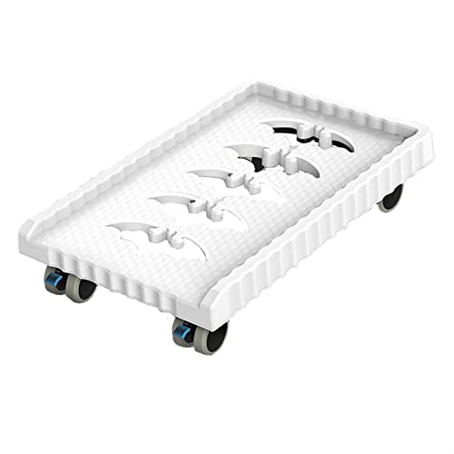 Computer-CPU-Ständer, Halterung Boden-PC-Tower-Ständer mit Rollen for Gaming-PC in Mehrfarbig(White) von ZBORAVPIX