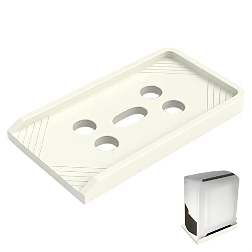 Computer-CPU-Ständer, Halterung PC-Tower-Ständer for unter den Schreibtisch mit 4 Lenkrollen, Schwarz/Weiß, mehrere Größen(White,Without wheels) von ZBORAVPIX