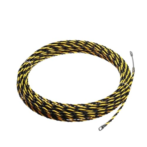 Electrical Wire Threader Puller, Kabel Push Puller Einfädler Fisch Band Conduit Werkzeug 5-50M 6mm Multicolor(10m) von ZBORAVPIX