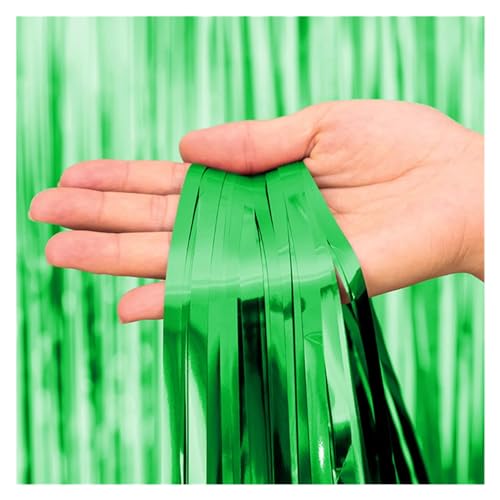 Fransenvorhang Dekorationen Backdrop, Lametta-Vorhang, Hintergrund, mehrfarbig, 1 x 2 m(M) von ZBORAVPIX