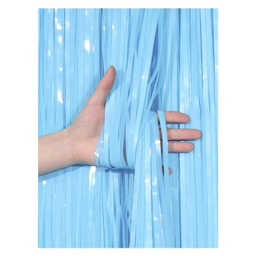 Fransenvorhang Dekorationen Backdrop, Silber Lametta Vorhänge Fransen Tür Regen Dekoration Foto Hintergrund Hochzeit Geburtstag Party(2) von ZBORAVPIX