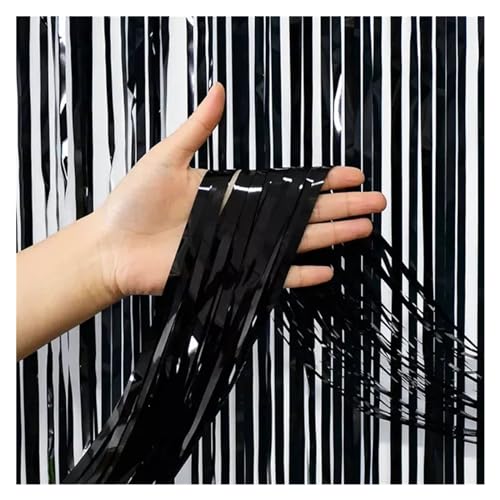 Fransenvorhang Dekorationen Backdrop, Silber Lametta Vorhänge Fransen Tür Regen Dekoration Foto Hintergrund Hochzeit Geburtstag Party(9) von ZBORAVPIX