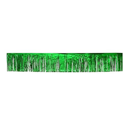 Fransenvorhang Dekorationen Backdrop, Tischrock mit metallischen Fransen, 200 x 30 cm, mehrfarbig(B01) von ZBORAVPIX
