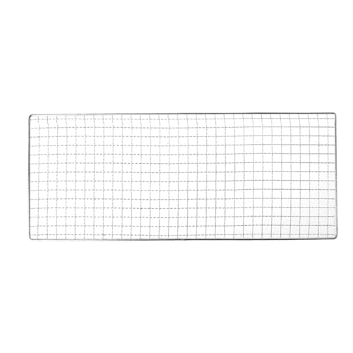 Grill Netz Rack Korb Barbecue， Edelstahl BBQ Grill Mesh Silber Mehrere Größen for Outdoor Kochen(1) von ZBORAVPIX