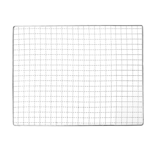 Grill Netz Rack Korb Barbecue， Edelstahl-Grillgitter for den Außenbereich(26 * 32cm) von ZBORAVPIX