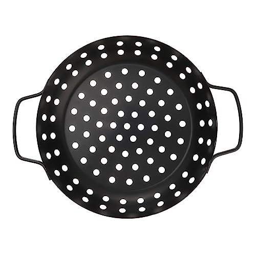 Grill Netz Rack Korb Barbecue, Grillkorb aus Kohlenstoffstahl, schwarz, 31 x 24 x 4,5 cm Grill Netz Rack Korb Barbecue, Grillkorb aus Kohlenstoffstahl, schwarz, 31 x 24 x 4,5 cm von ZBORAVPIX