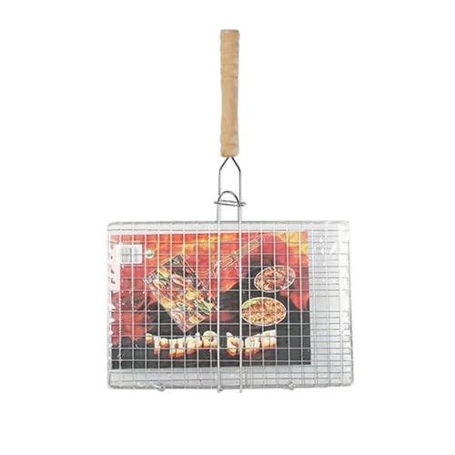 Grill Netz Rack Korb Barbecue， Wiederverwendbarer BBQ-Grillkorb aus Netzgewebe in mehreren Größen(33x20.5x45cm) von ZBORAVPIX