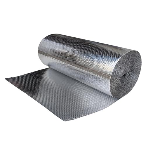 Heizkörper-Reflektor-Paneele, Doppelseitige aluminisierte Luftpolsterfolien-Isolierung for den Haus- und Gartengebrauch in mehreren Größen(1x9m) von ZBORAVPIX
