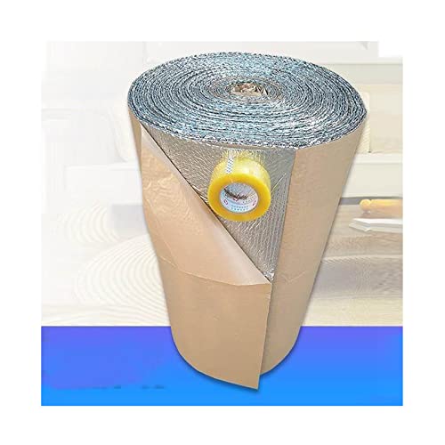 Heizkörper-Reflektor-Paneele, Reflektierende Isolierrolle, Doppelblasenfolie, Isolierung in mehreren Größen und Stärken, for Dachböden, Fenster, Garagen, Wohnmobile, Kanäle(3mm(thk),1 * 1M(1m²)) von ZBORAVPIX