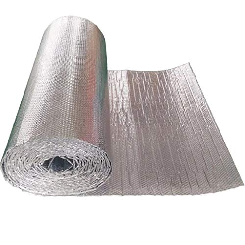 Heizkörper-Reflektor-Paneele, Selbstklebende doppellagige Aluminiumfolie, Luftpolster-Isolierrolle, reflektierend, mehrere Größen(1x8m) von ZBORAVPIX