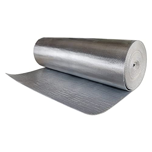 Heizkörper-Reflektor-Paneele, Strahlungsbarriere-Isolierung mit Schaumstoffkern, 4 mm, for Dachbodengrößen von 1–10 m²(2mm(thk),1 * 1M(1m²)) von ZBORAVPIX