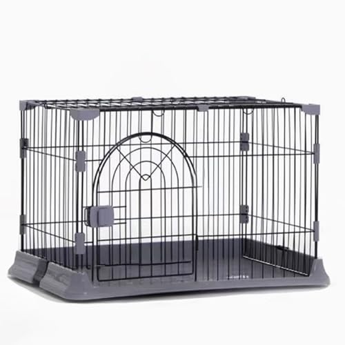Katzengehege Käfig Box Kiste Zwinger, Katzengehege mit abnehmbarer oberer Abdeckung for Katzen und kleine Haustiere, mehrfarbig, mehrere Größen(Grey,755044cm) von ZBORAVPIX