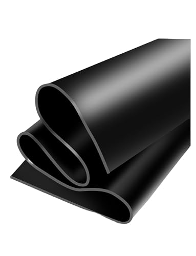 Kautschuk-Rollbodenmatten， Elektrische Isoliergummimatte, schwarz, mehrere Größen(10x100x0.6cm) von ZBORAVPIX