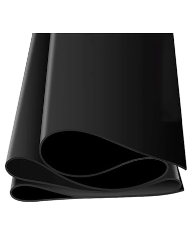 Kautschuk-Rollbodenmatten， Isoliergummimatte Schwarz Mehrere Größen(100x100x0.2cm) von ZBORAVPIX
