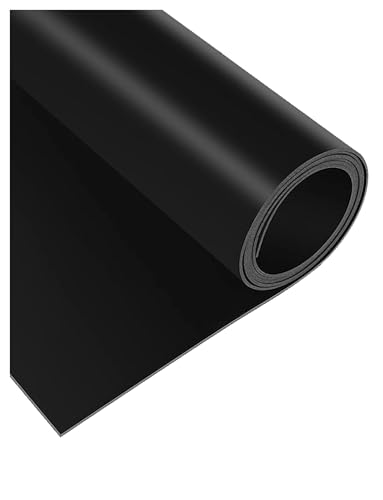 Kautschuk-Rollbodenmatten， Isoliergummimatte Schwarz Mehrere Größen(100x200x0.1cm) von ZBORAVPIX