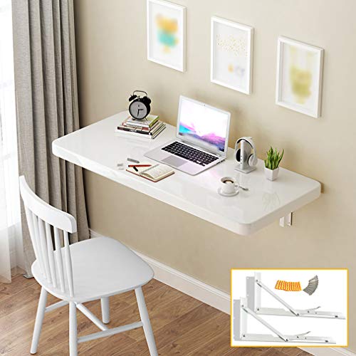 Klappbarer Hängetisch an der Wand, mit großem Stauraum, Bücherregal und Schreibtisch, Möbel for kleine Wohnungen(60x40cm/24x16in) von ZBORAVPIX