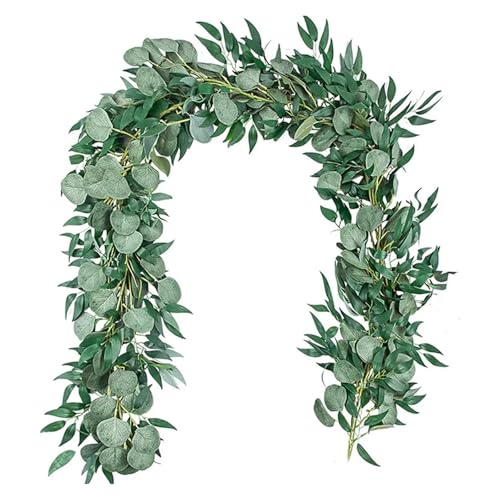Künstliche Pflanzen Indoor, Künstliche Eukalyptusranke aus Seide, grün, 200 cm, for Aufhängen Künstliche Pflanzen Indoor, Künstliche Eukalyptusranke aus Seide, grün, 200 cm, for Aufhängen von ZBORAVPIX