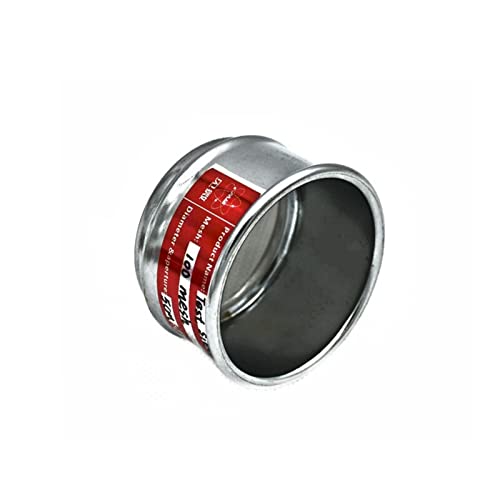 Labor-Standard-Prüfsieb, 304 Edelstahl-Testsieb-Filtergewebe, verchromter Rahmen, 5 cm Durchmesser, mehrere Maschenweiten(30 mesh) von ZBORAVPIX