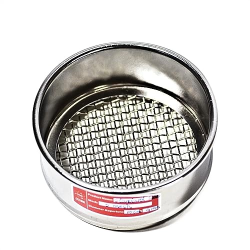 Labor-Standard-Prüfsieb, Labor-Testsieb, 304 Edelstahl, Chromrahmen, Öffnung 2–5 mm(6 mesh 3.2 mm) von ZBORAVPIX