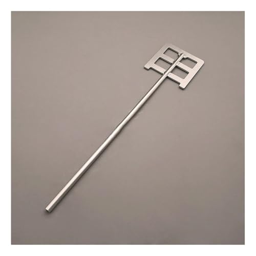 Overhead Rührstab Blender Sticks, Labor-Overhead-Rührstab 304 Edelstahl-Plattenrahmen-Paddel mit Welle in mehreren Größen(110x8x500mm) von ZBORAVPIX