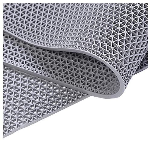 PVC Drainage Boden Gummimatte, Entwässerungs-rutschfeste Bodenmatte PVCs 5mm dicke graue Mehrfachgrößen(120cmx200cm) von ZBORAVPIX