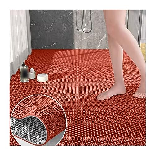 PVC Drainage Boden Gummimatte, PVC-Drainage-Bodenmatte for Nassbereiche, mehrfarbig, mehrere Größen(A,35.44x55.13in) von ZBORAVPIX