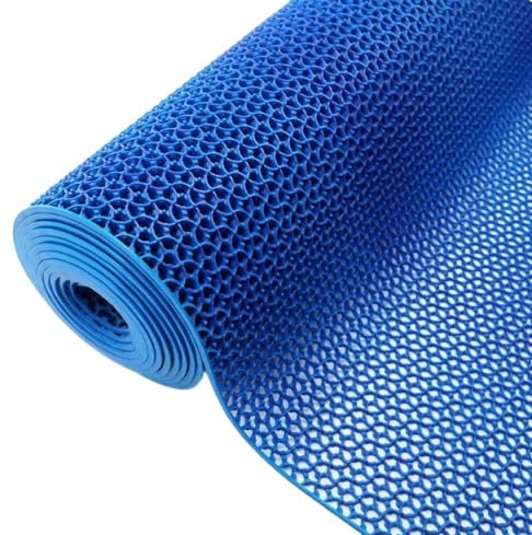 PVC Drainage Boden Gummimatte, PVC-Drainagematte, 5 mm, mehrfarbig, mehrere Größen(Blue,90x90cm) von ZBORAVPIX