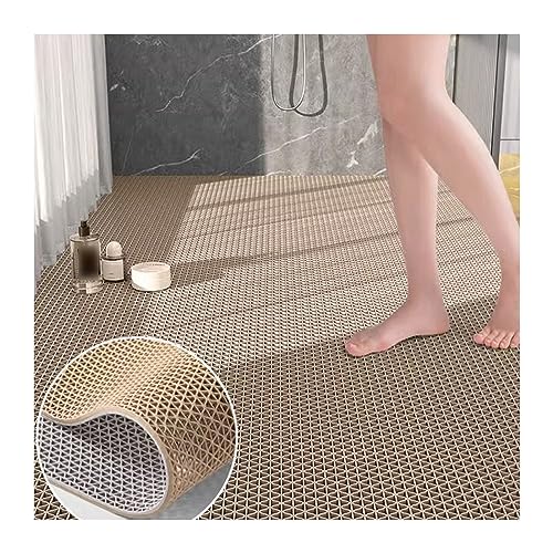 PVC Drainage Boden Gummimatte, PVC-Drainagematte for Badezimmer, Dusche, Pool, Küche, mehrfarbig, 80 cm Breite, mehrere Längen(D(width: 31.5in),275.6in) von ZBORAVPIX
