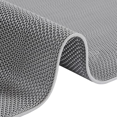 PVC Drainage Boden Gummimatte, Rutschfeste PVC-Entwässerungsmatte, mehrfarbig, mehrere Größen, 5,5 mm Dicke(Grey,90cm x 200cm) von ZBORAVPIX