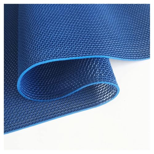 PVC Drainage Boden Gummimatte, S-förmige Hohldrainagematte for Nassbereiche, mehrfarbig, 0,9 x 1–3 m(Blue,0.9x1m/3x3.3FT) von ZBORAVPIX