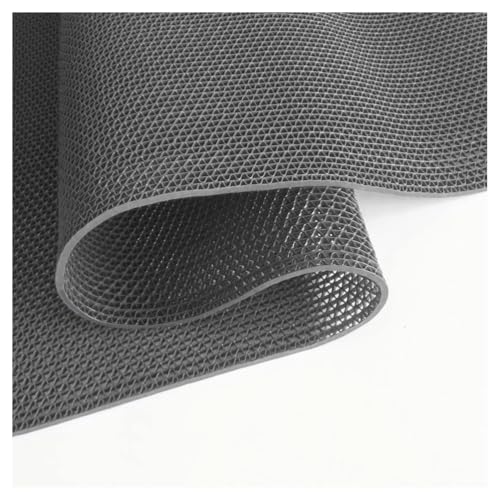 PVC Drainage Boden Gummimatte, S-förmige Hohldrainagematte for Nassbereiche, mehrfarbig, 0,9 x 1–3 m(Grey,0.9x1m/3x3.3FT) von ZBORAVPIX