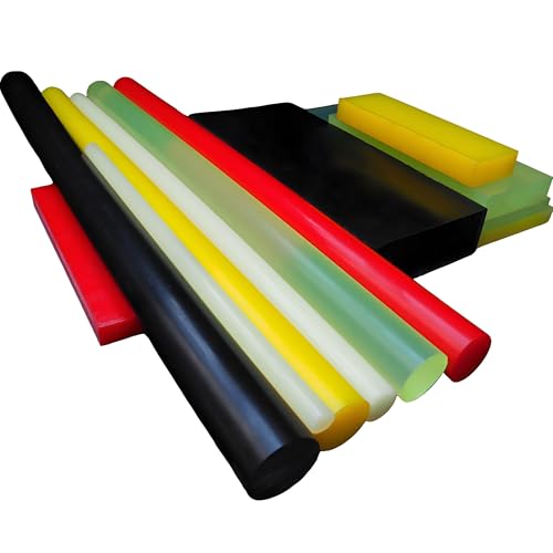 Polyurethan-Stab Stange, Polyurethan-Rundstab in Mehrfarbig mit Durchmesser 20–70 mm und Länge 500 mm(Rot,Dia50*H500mm) von ZBORAVPIX