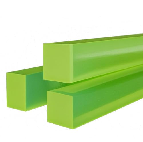 Polyurethan-Stab Stange, Polyurethan-Stab PU-Gummistab 1–50 mm Dicke Mehrere Größen 75–80 A Durometer(15 * 60 * 500mm) von ZBORAVPIX