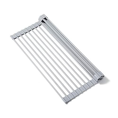 Roll Up Geschirrabtrockengestell, Abtropfgestell for Aufrollen, 23–52 x 33 cm(23 * 33cm) von ZBORAVPIX