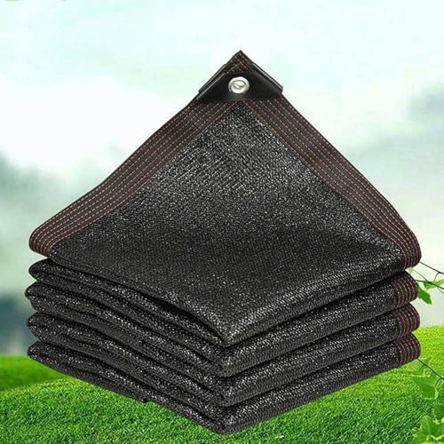 Schattentuch Netz Mesh Tarp, Garten-Schattennetz, Schwarz, mehrere Größen, 90%(4x6m) von ZBORAVPIX