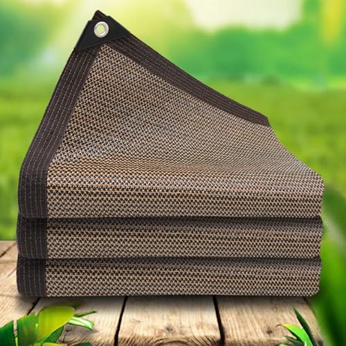 Schattentuch Netz Mesh Tarp, Outdoor Garten Schatten Net Sonne Segel Privatsphäre Netting for Pflanzen Mehrere Größen(7x10m) von ZBORAVPIX