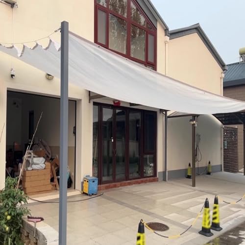 Schattentuch Netz Mesh Tarp, Schattennetz for Pflanzen im Freien, 55% Weiß, mehrere Größen(5x20m/(16.4x65.62ft)) von ZBORAVPIX