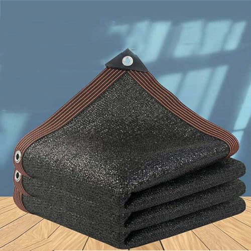 Schattentuch Netz Mesh Tarp, Schattennetz mit Ösen 90% Schwarz Mehrere Größen(5x7m) von ZBORAVPIX